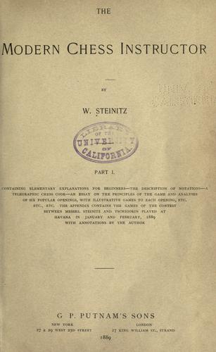 The modern chess instructor.