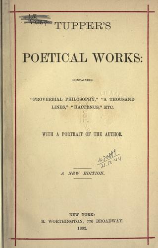 Poetical works