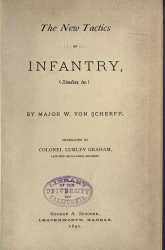 The new tactics of infantry