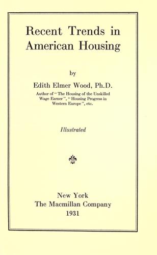 Recent trends in American housing