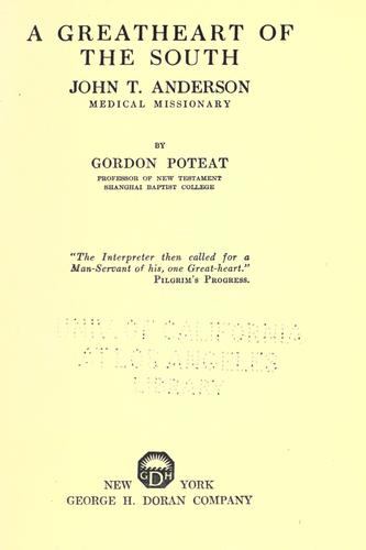 A Greatheart of the South