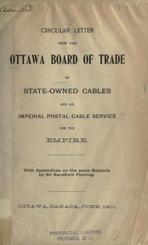 Circular letter on state-owned cables and an Imperial postal cable service for the Empire.