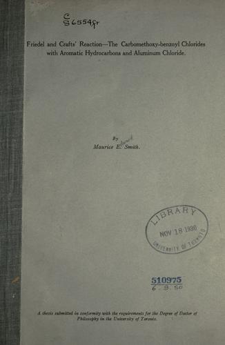 Friedel and Crafts' reaction-