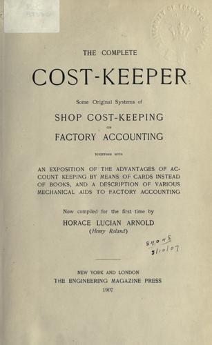 The complete cost-keeper