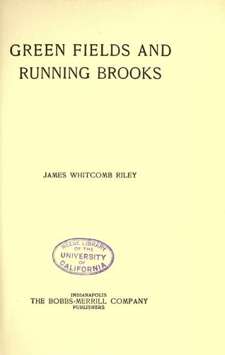 Green fields and running brooks