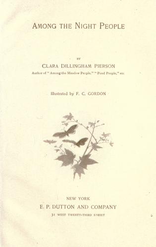 Among the night people