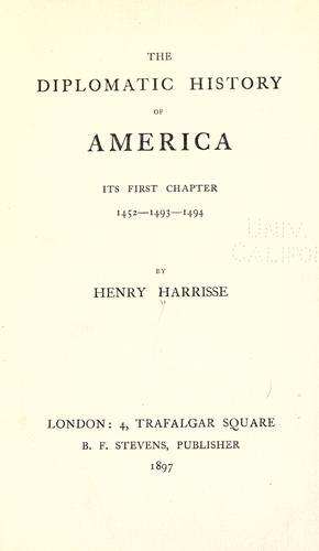 The diplomatic history of America