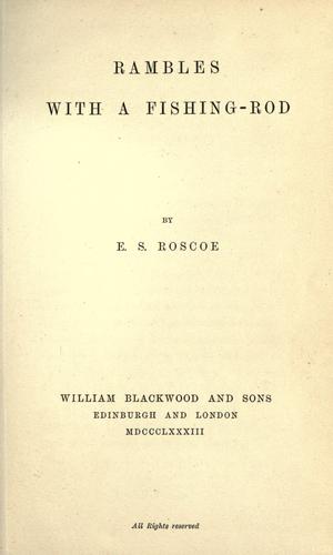 Rambles with a fishing-rod