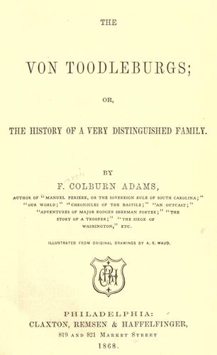 The Von Toodleburgs
