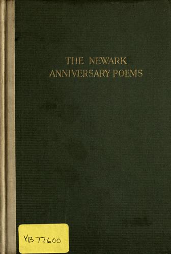 The Newark anniversary poems
