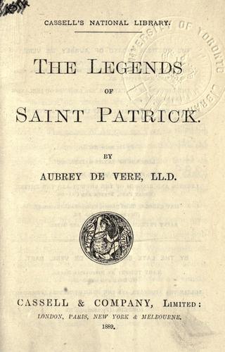 The legends of Saint Patrick.
