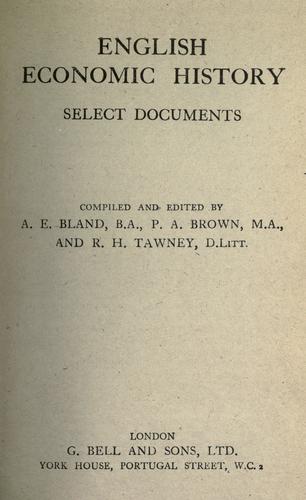 English economic history