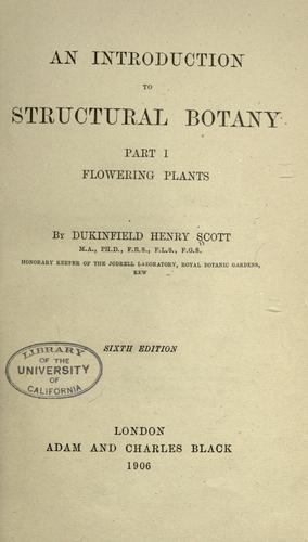 An introduction to structural botany