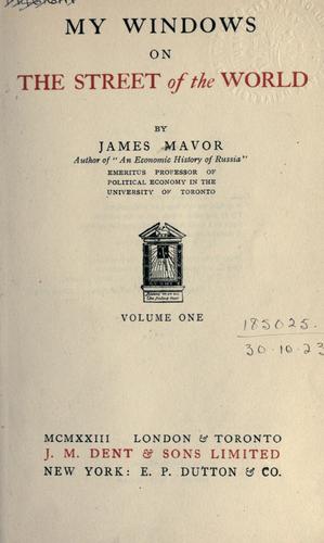 My windows on the street of the world