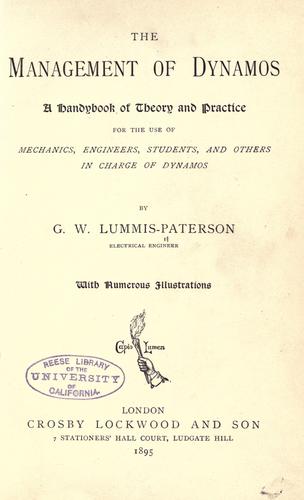 Management of dynamos