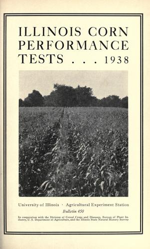 Illinois corn performance tests, 1938