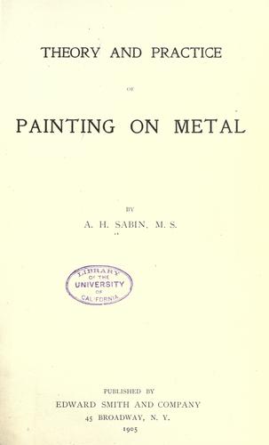 Theory and practice of painting on metal