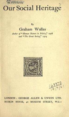 Our social heritage.