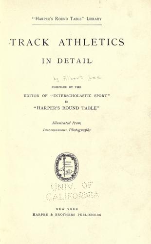 Track athletics in detail