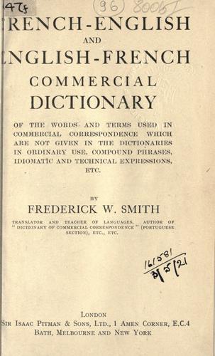 French-English and English-French commercial dictionary