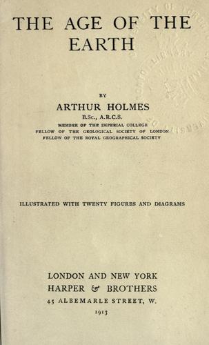 The age of the earth.