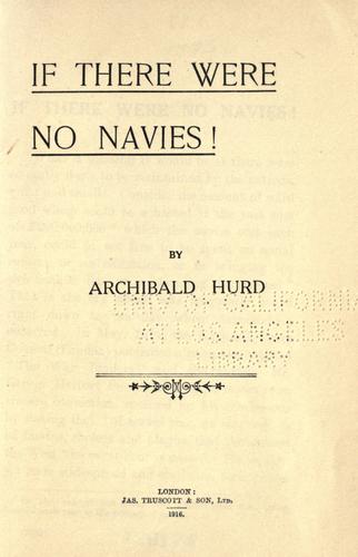 If there were no navies!