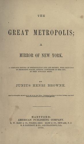 The great metropolis