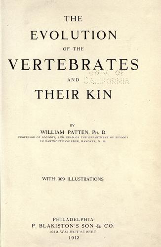 The evolution of the vertebrates and their kin.
