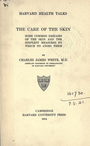 The care of the skin