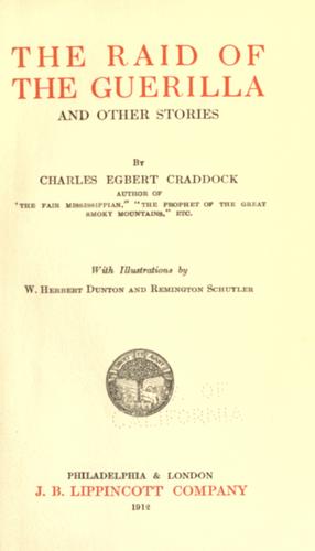 The raid of the guerilla, and other stories