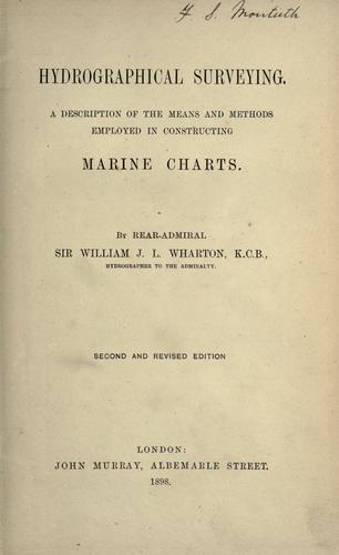 Hydrographical surveying