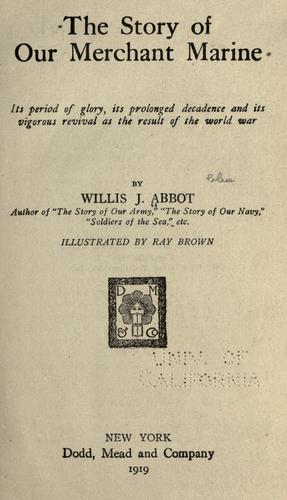 The story of our merchant marine