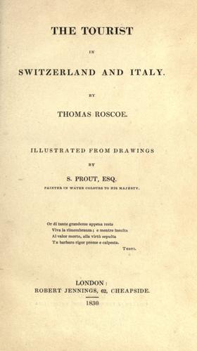 The tourist in Switzerland and Italy.