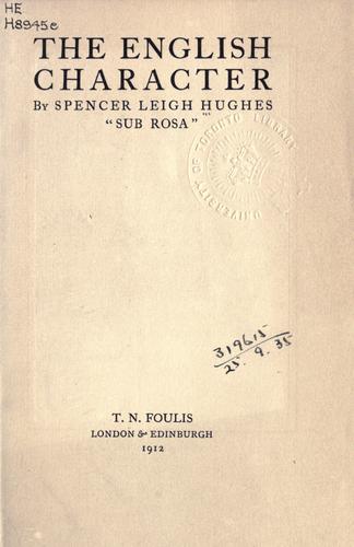 The English character