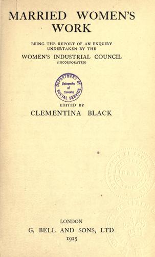 Married women's work