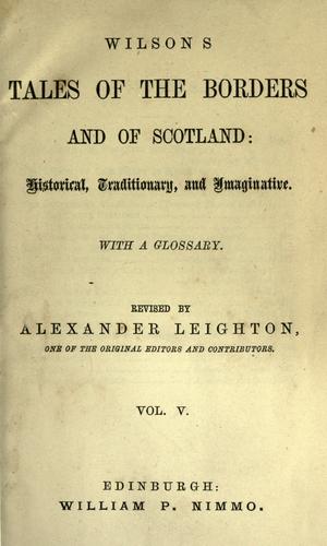 Tales of the borders and of Scotland