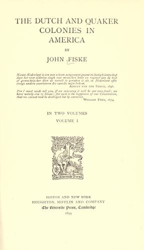 New France and New England