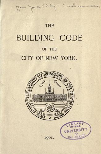 The building code of the city of New York.