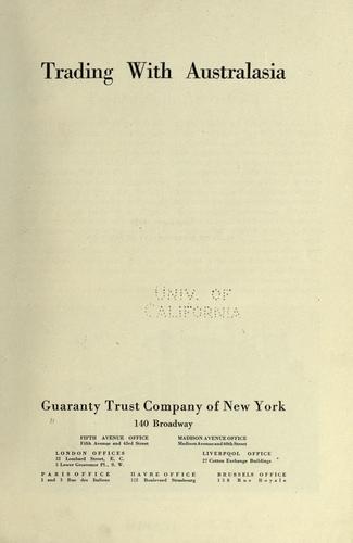 Trading with Australasia.