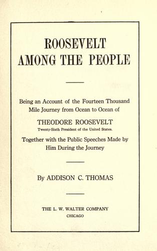 Roosevelt among the people