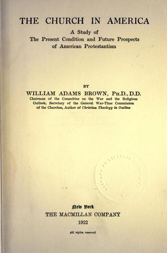 The church in America