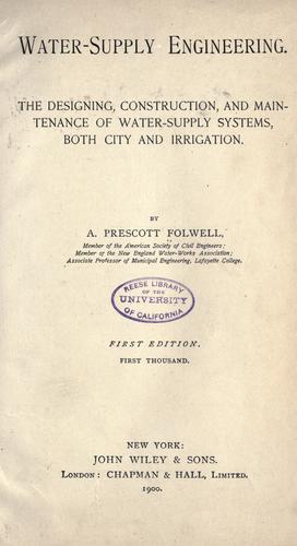 Water-supply engineering