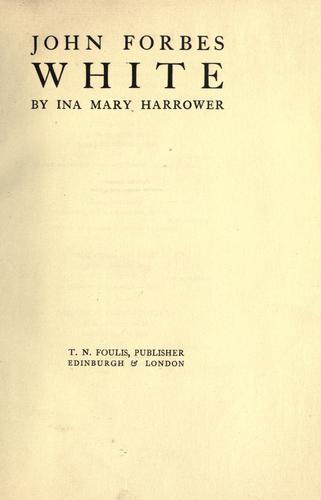 John Forbes White.