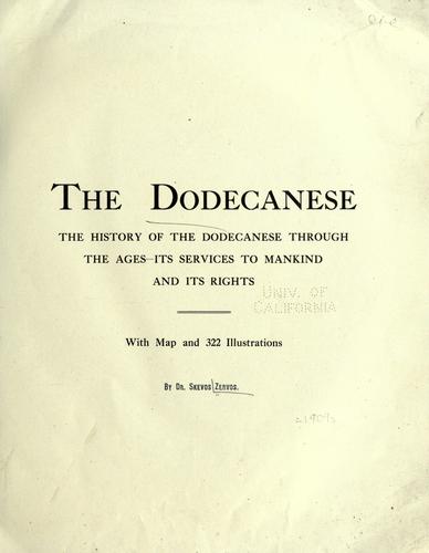 The Dodecanese