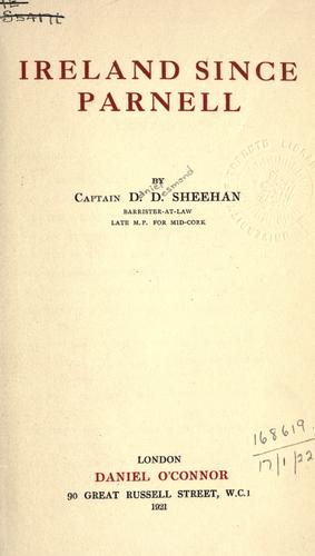 Ireland since Parnell.