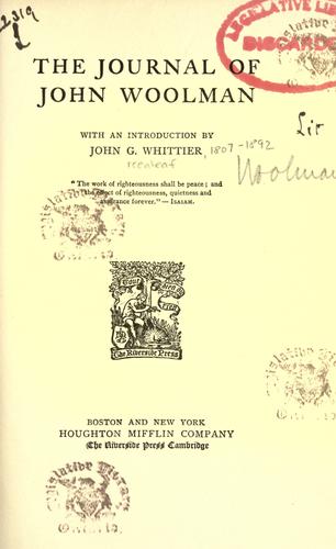 The journal of John Woolman