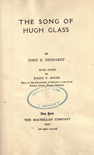 The song of Hugh Glass