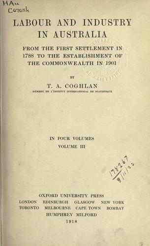 Labour and industry in Australia