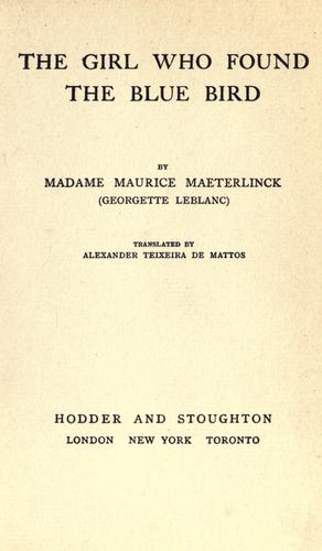 The girl who found the blue bird