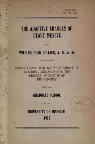 The adaptive changes of heart muscle